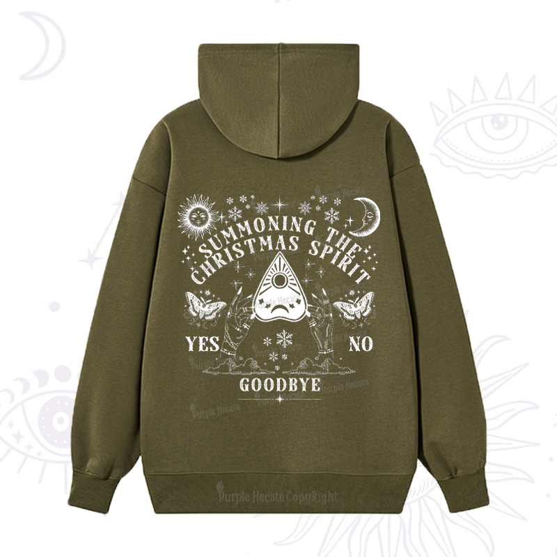 Purplehecate Christmas Mystical Talking Board Hoodie