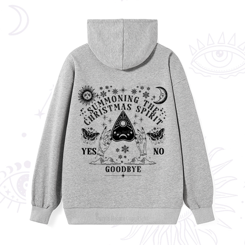 Purplehecate Christmas Mystical Talking Board Hoodie
