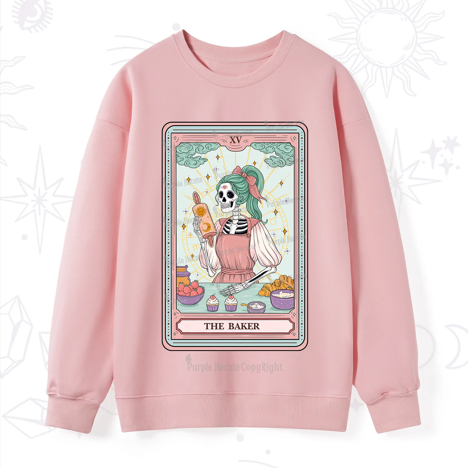 Purplehecate The Bakery Tarot Card Sweatshirt
