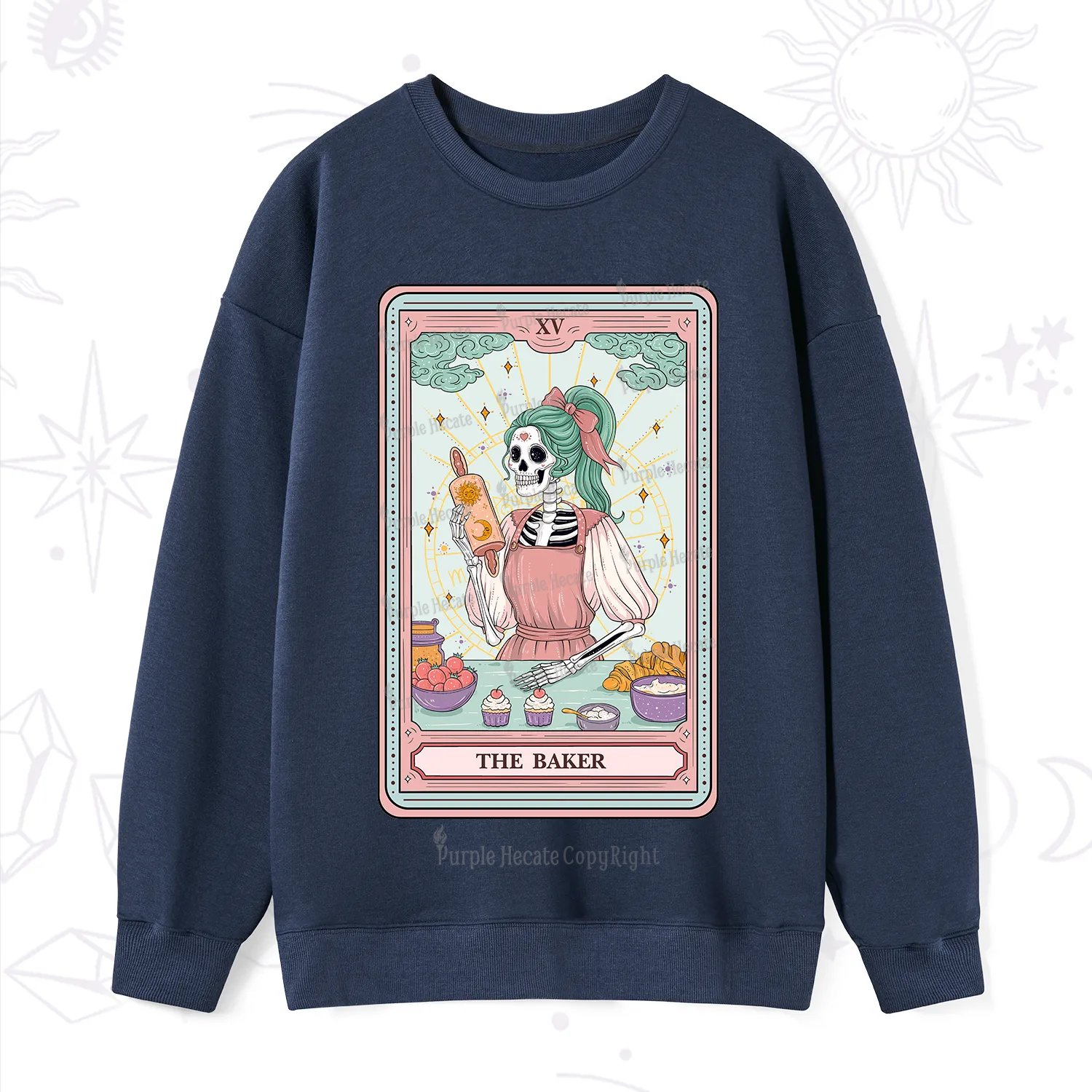 Purplehecate The Bakery Tarot Card Sweatshirt