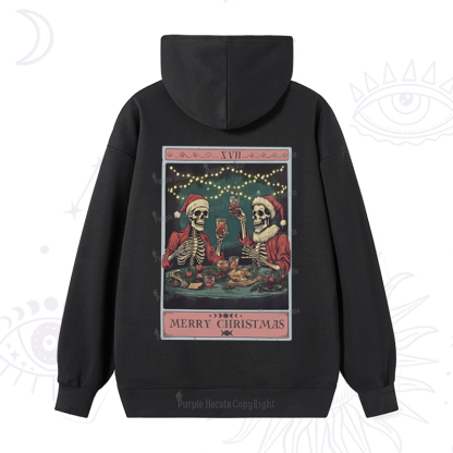 Purplehecate Christmas Dinner Tarot Hoodie