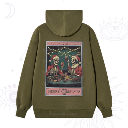 Purplehecate Christmas Dinner Tarot Hoodie
