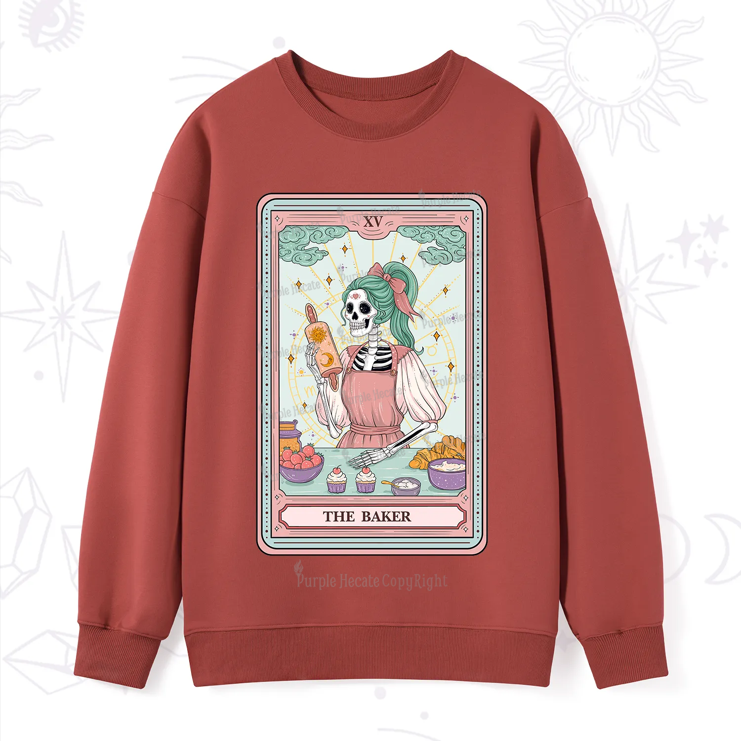Purplehecate The Bakery Tarot Card Sweatshirt