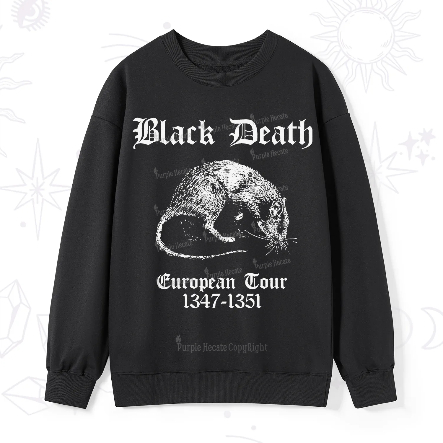 Purplehecate Black Death European Tour Sweatshirt