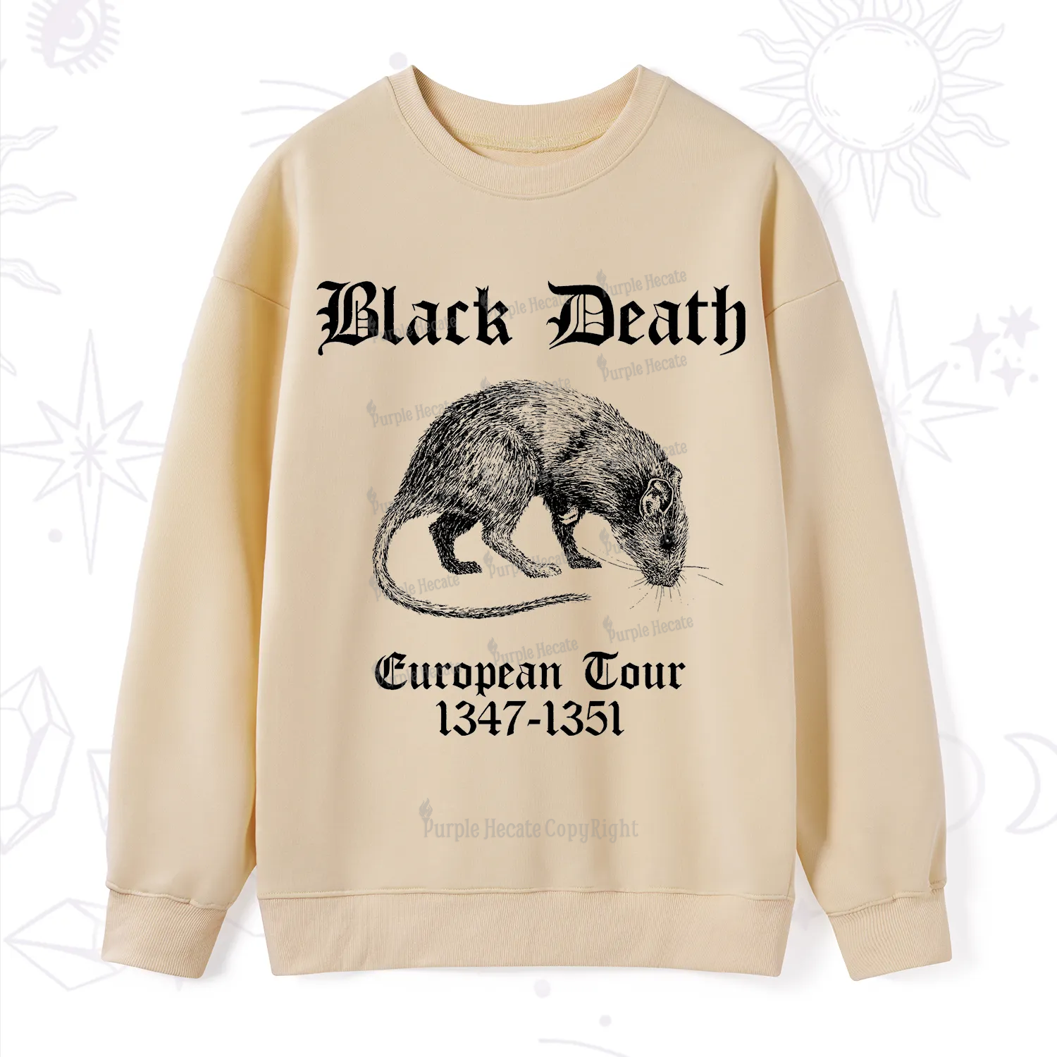 Purplehecate Black Death European Tour Sweatshirt
