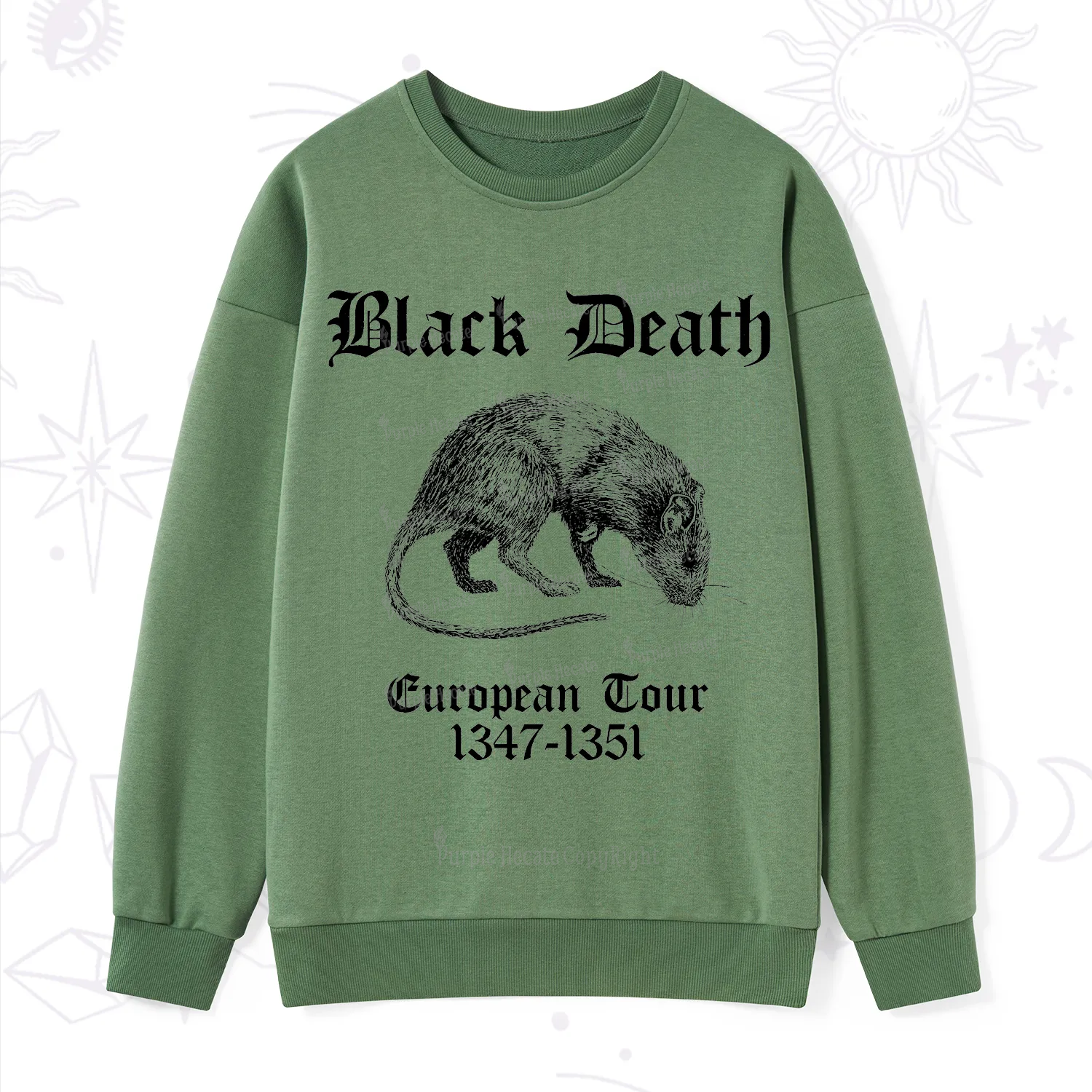 Purplehecate Black Death European Tour Sweatshirt