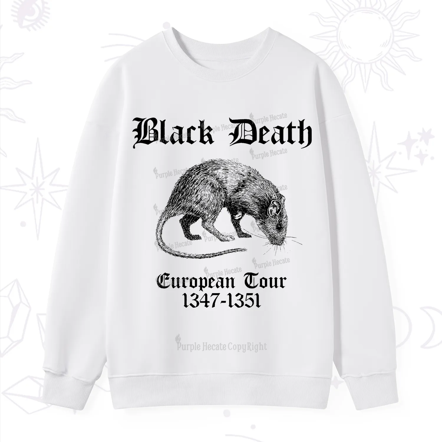 Purplehecate Black Death European Tour Sweatshirt