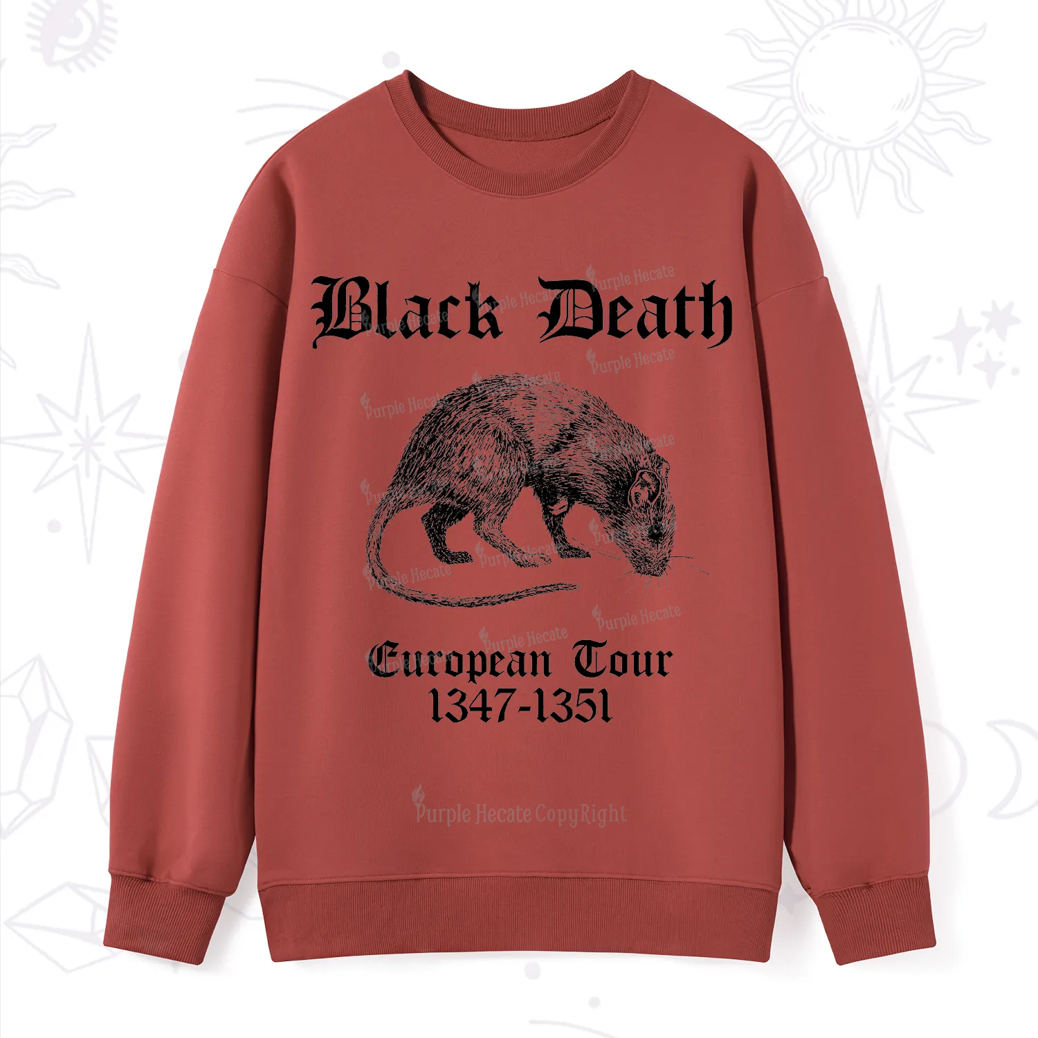 Purplehecate Black Death European Tour Sweatshirt