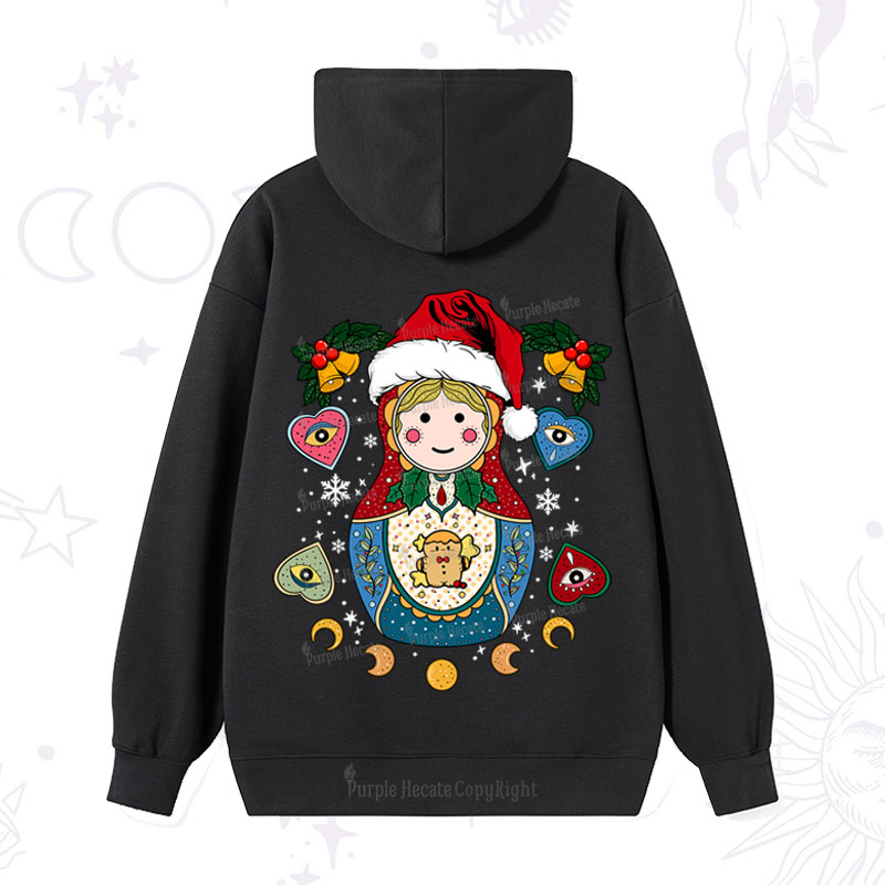 Purplehecate Christmas Nesting Doll Hoodie