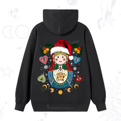 Purplehecate Christmas Nesting Doll Hoodie