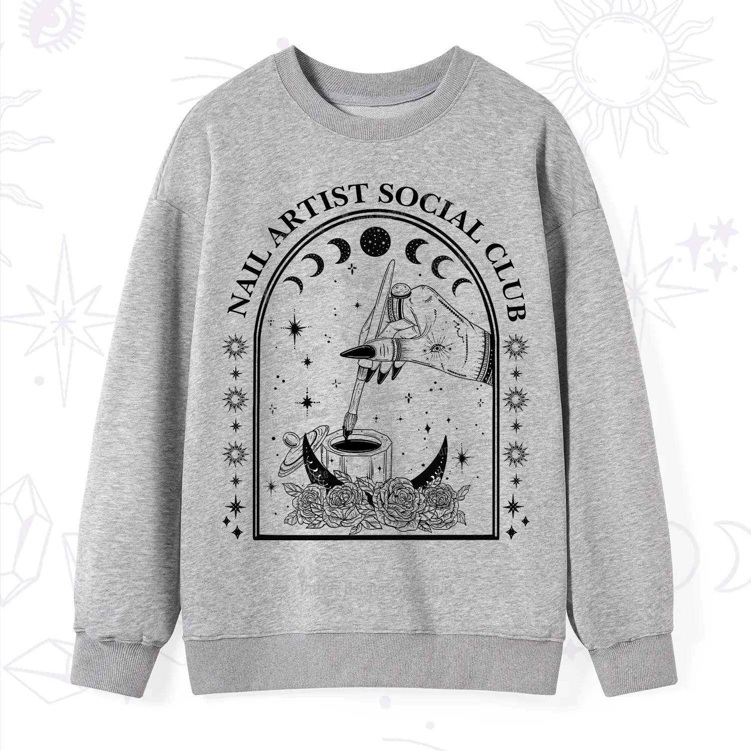 Purplehecate Nail Artist Club Collective Sweatshirt