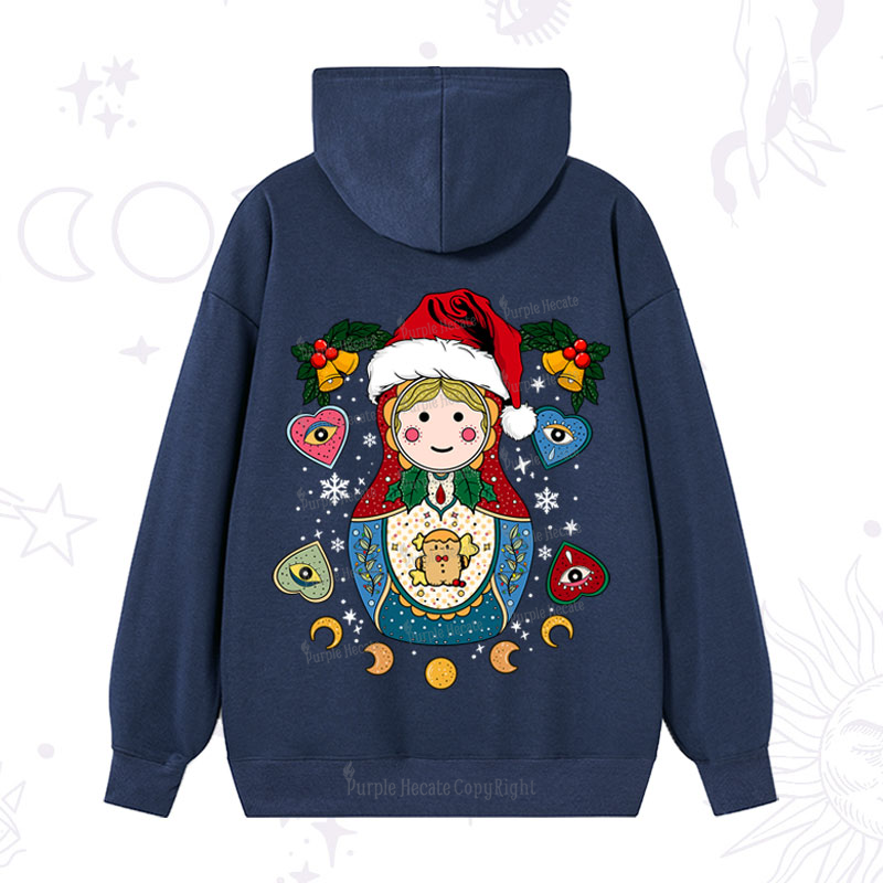Purplehecate Christmas Nesting Doll Hoodie