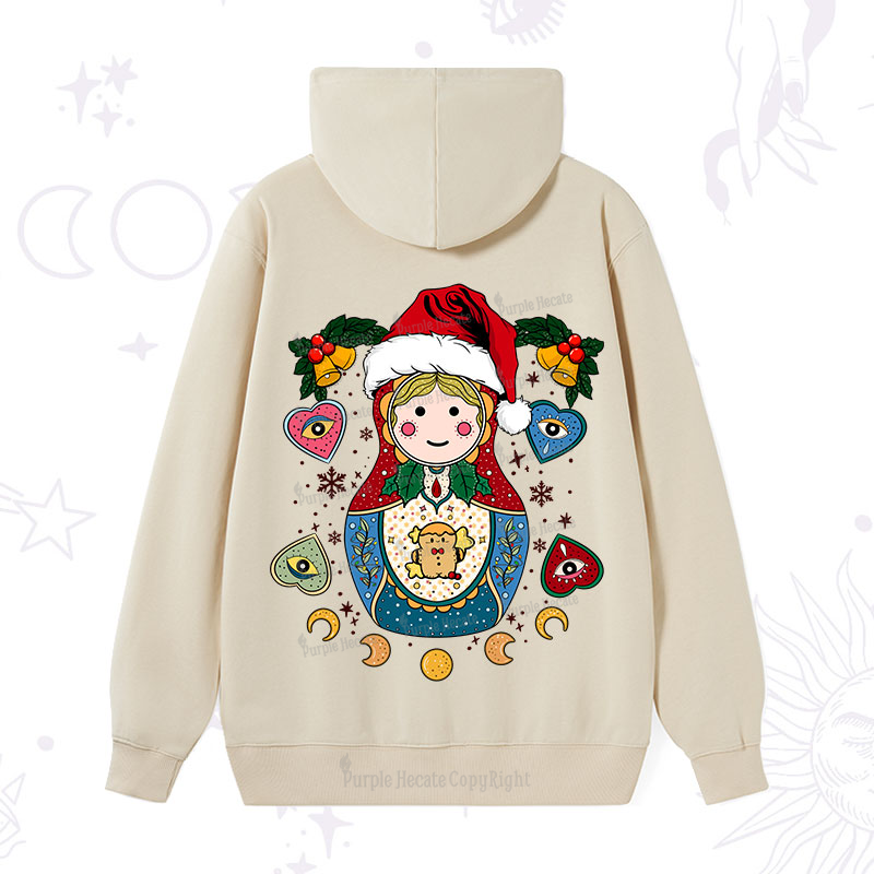 Purplehecate Christmas Nesting Doll Hoodie