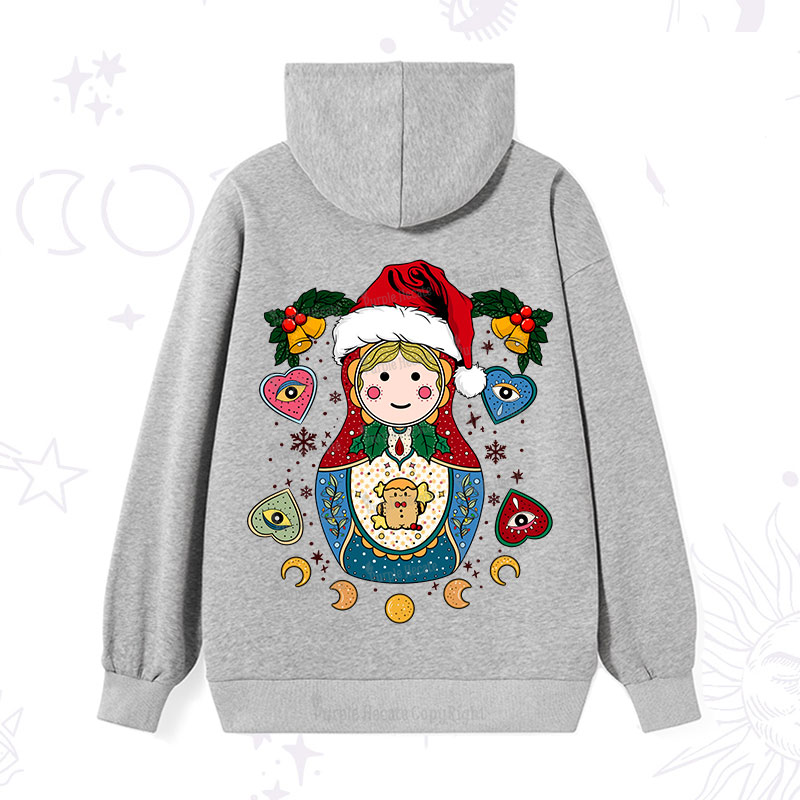 Purplehecate Christmas Nesting Doll Hoodie