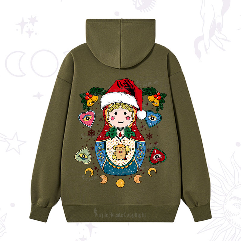 Purplehecate Christmas Nesting Doll Hoodie