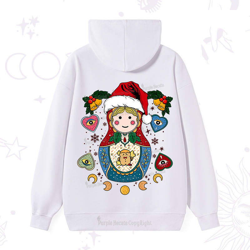 Purplehecate Christmas Nesting Doll Hoodie