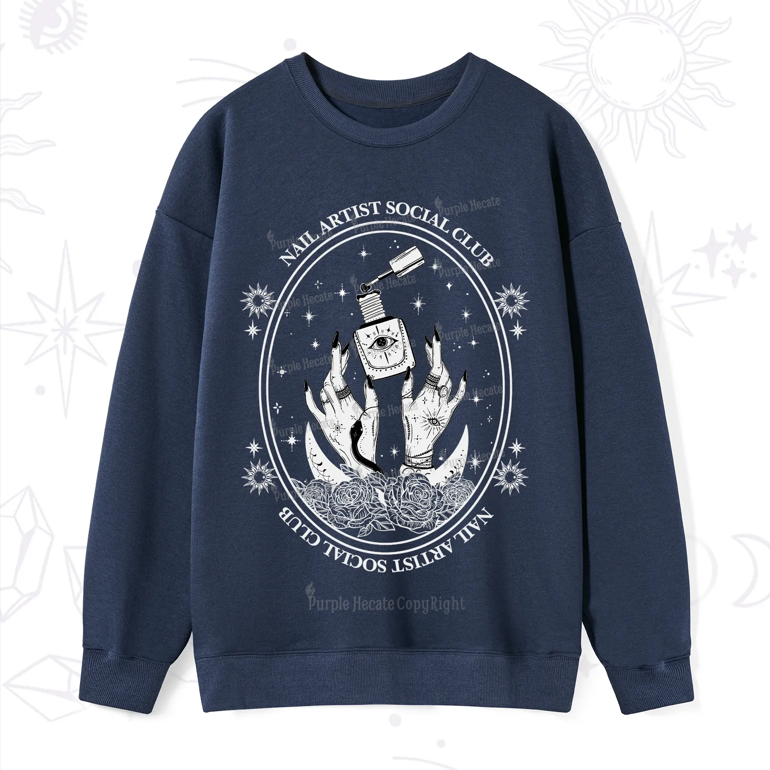 Purplehecate Nail Artist Club Sweatshirt