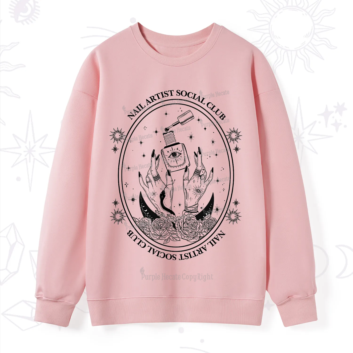 Purplehecate Nail Artist Club Sweatshirt
