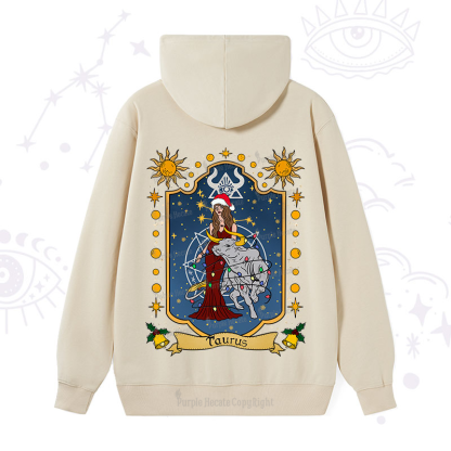 Purplehecate Christmas Taurus Zodiac Hoodie