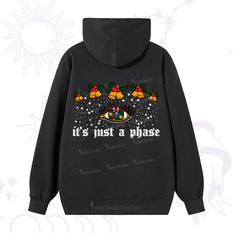 Purplehecate Christmas It's Just A Phase Hoodie