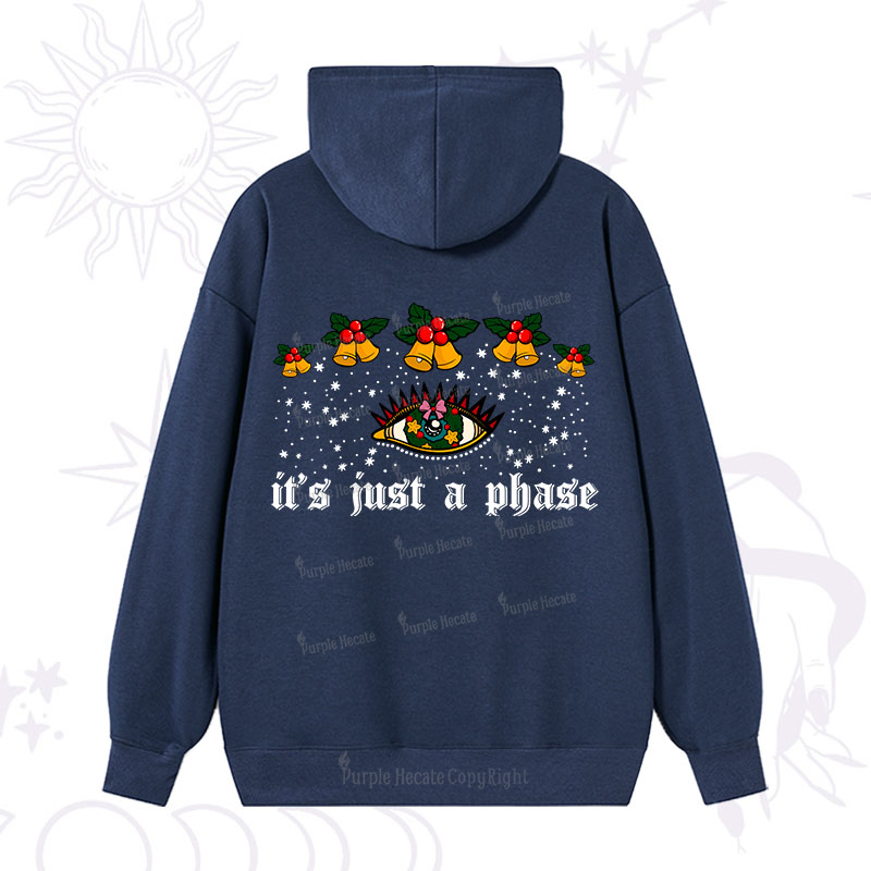 Purplehecate Christmas It's Just A Phase Hoodie