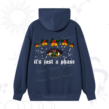 Purplehecate Christmas It's Just A Phase Hoodie