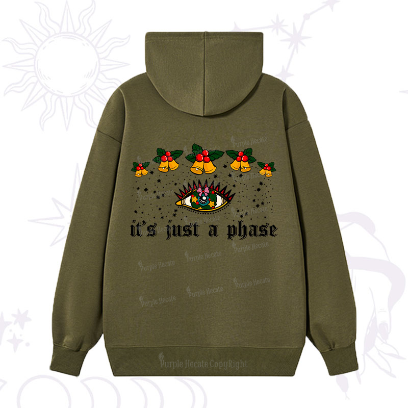 Purplehecate Christmas It's Just A Phase Hoodie