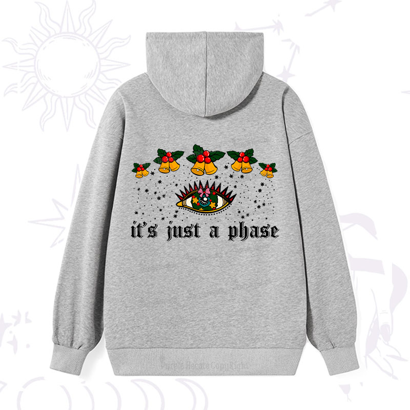 Purplehecate Christmas It's Just A Phase Hoodie