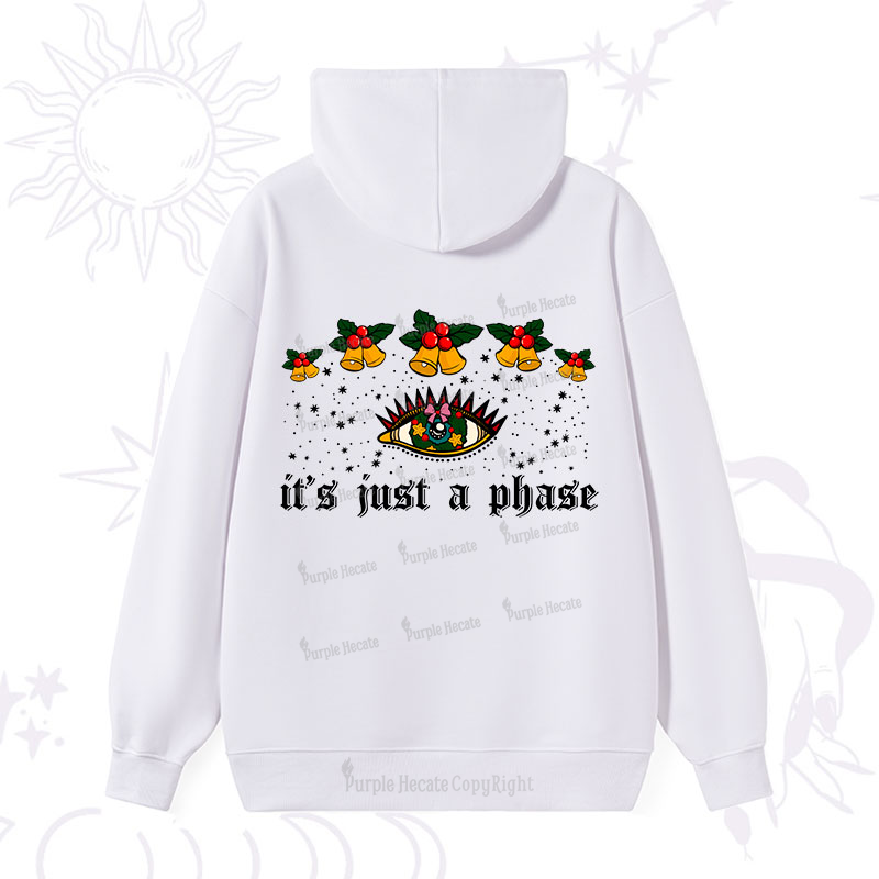 Purplehecate Christmas It's Just A Phase Hoodie