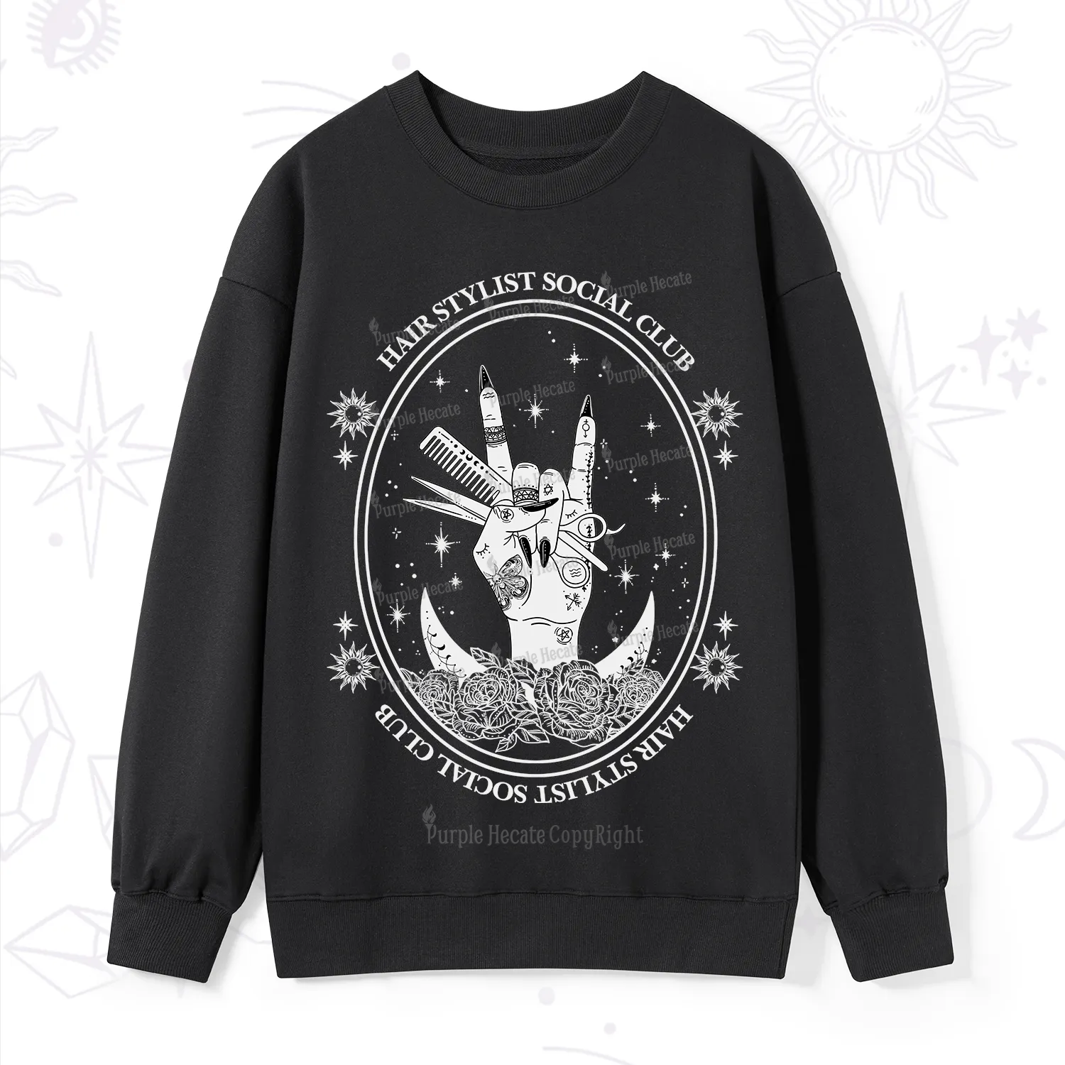 Purplehecate Hair Stylist Club Sweatshirt