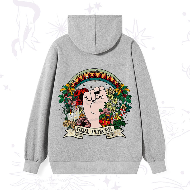 Purplehecate Christmas Girl Power Hoodie