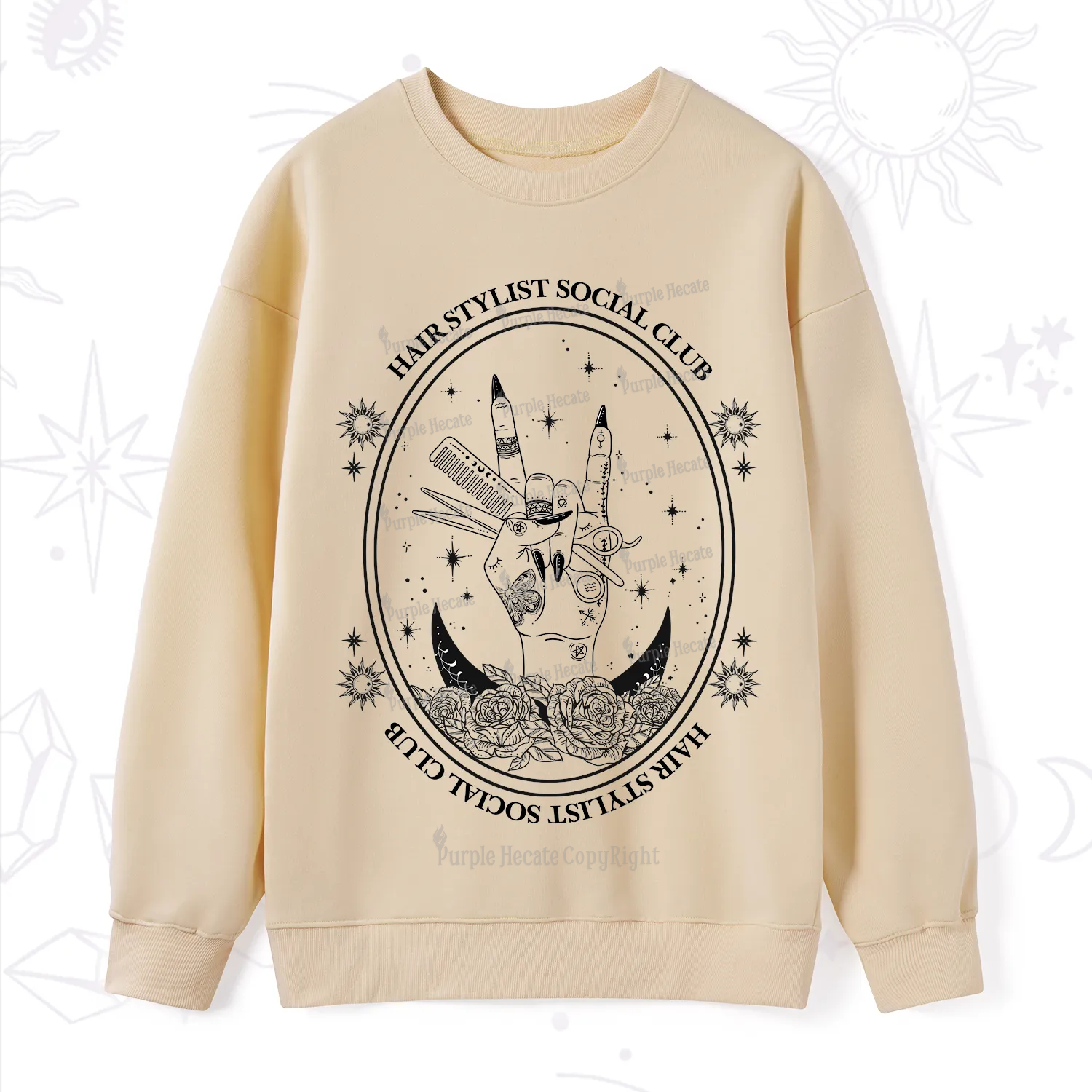 Purplehecate Hair Stylist Club Sweatshirt