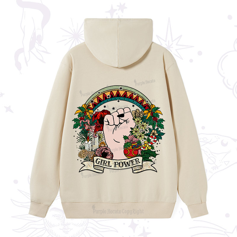 Purplehecate Christmas Girl Power Hoodie