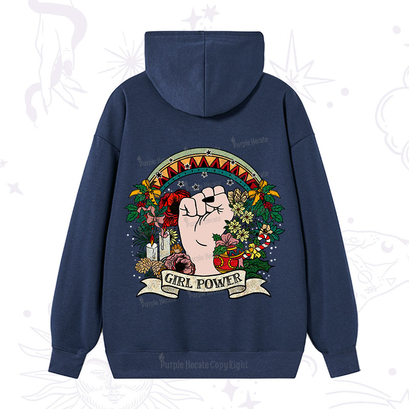 Purplehecate Christmas Girl Power Hoodie