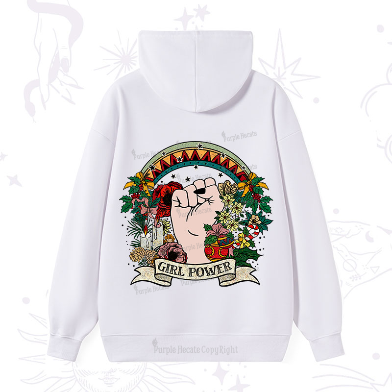 Purplehecate Christmas Girl Power Hoodie