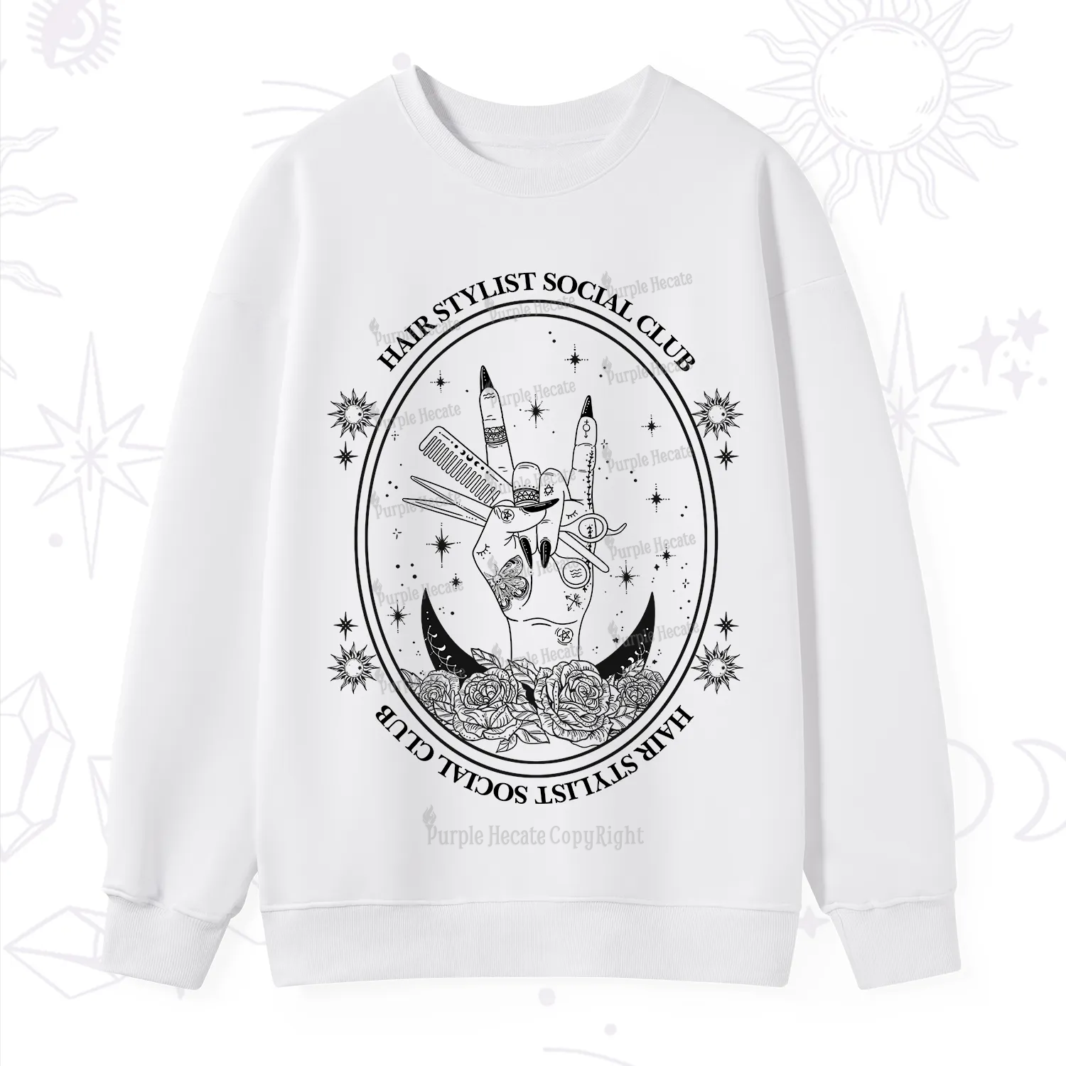 Purplehecate Hair Stylist Club Sweatshirt