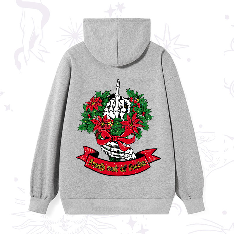 Purplehecate Christmas Fresh Out Of Fuck Hoodie
