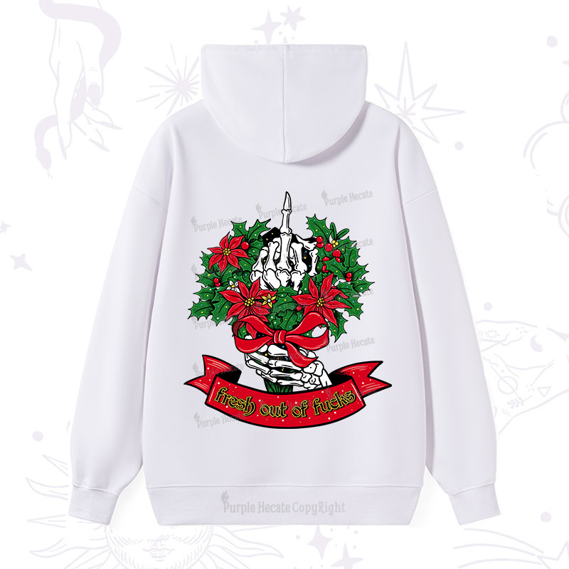 Purplehecate Christmas Fresh Out Of Fuck Hoodie
