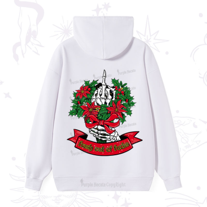 Purplehecate Christmas Fresh Out Of Fuck Hoodie