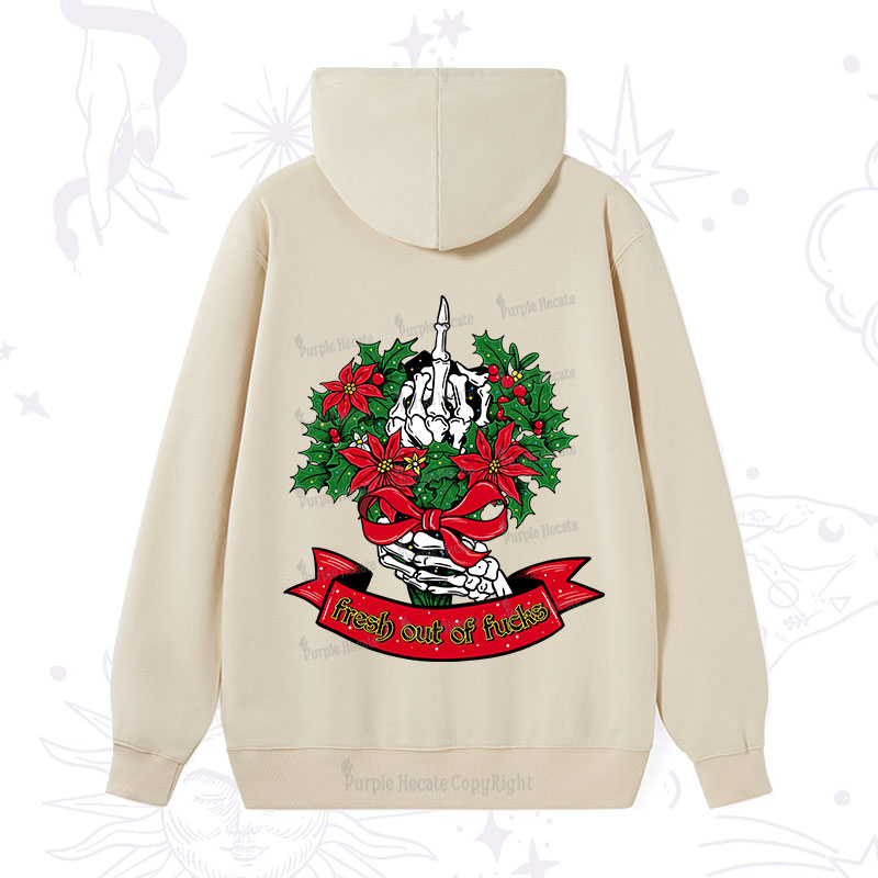 Purplehecate Christmas Fresh Out Of Fuck Hoodie