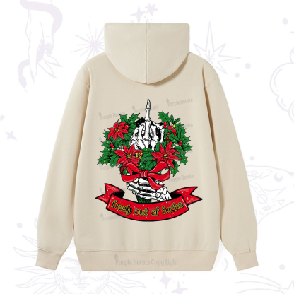 Purplehecate Christmas Fresh Out Of Fuck Hoodie
