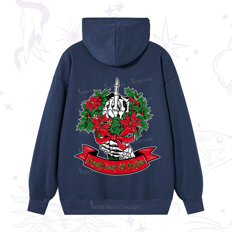 Purplehecate Christmas Fresh Out Of Fuck Hoodie
