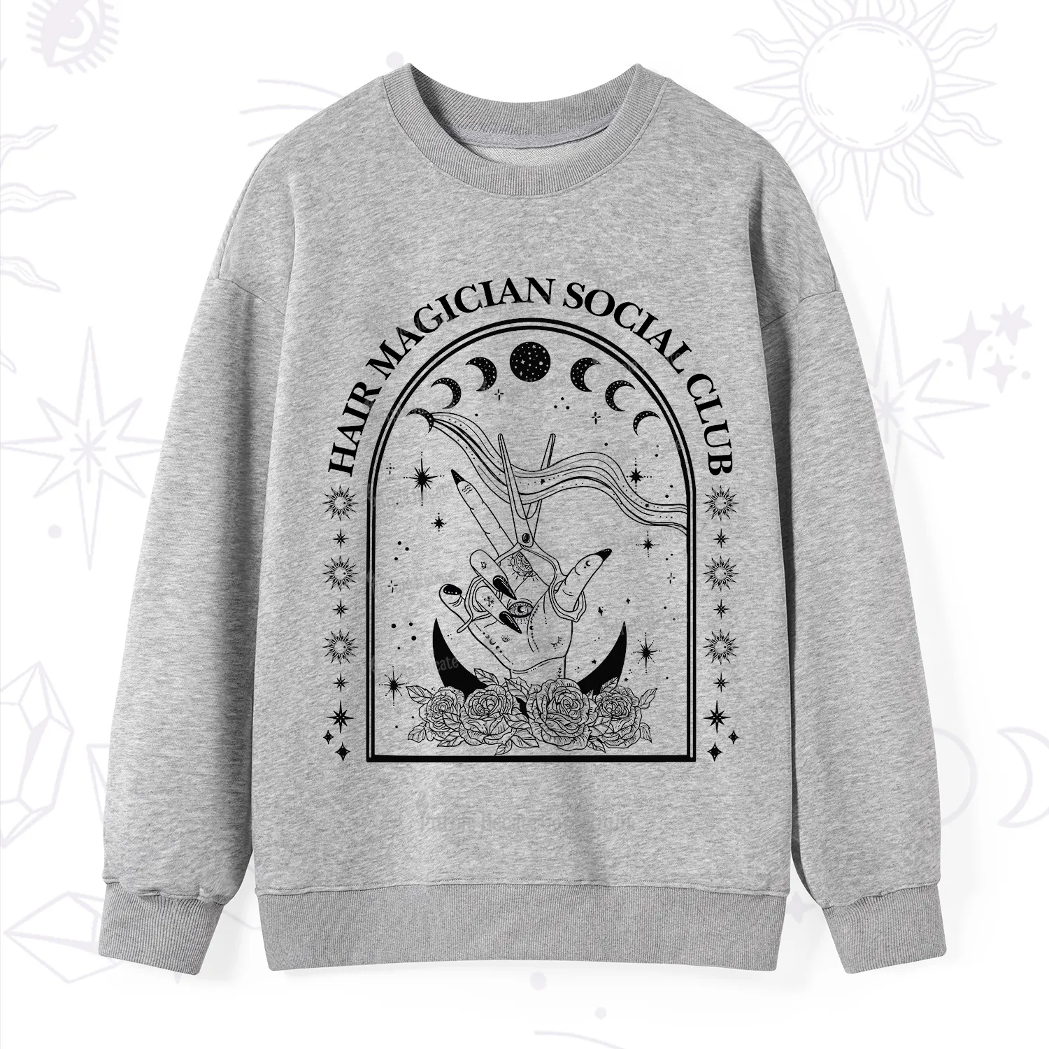 Purplehecate Hair Magician Social Club Collective Sweatshirt
