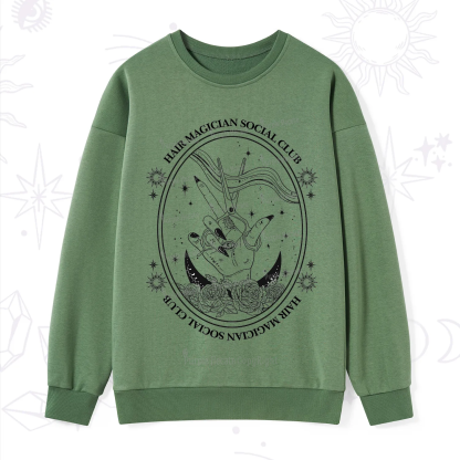 Purplehecate Hair Magician Social Club Sweatshirt
