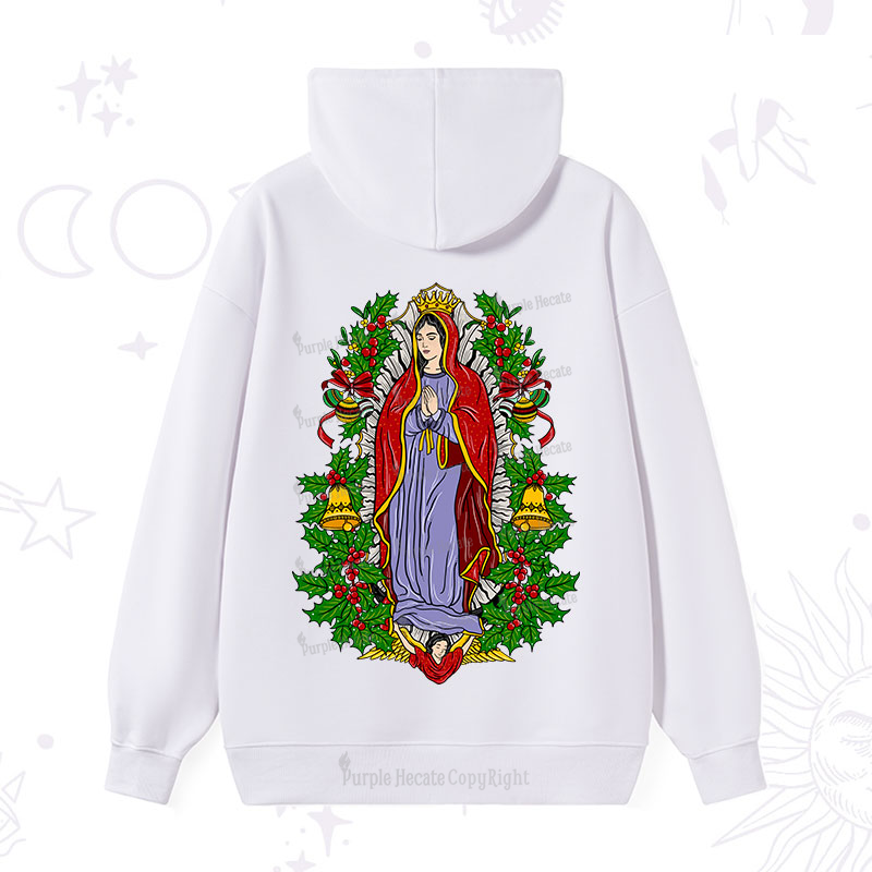 Purplehecate Christmas Mother Mary Hoodie
