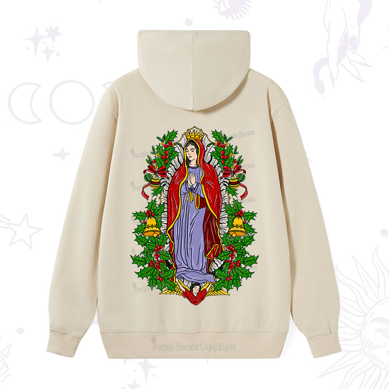 Purplehecate Christmas Mother Mary Hoodie