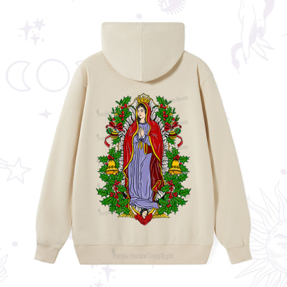Purplehecate Christmas Mother Mary Hoodie