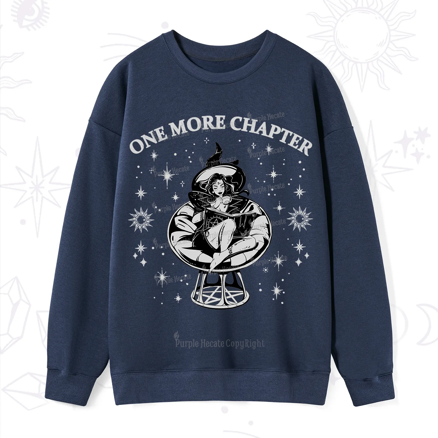 Purplehecate One More Chapter Books Sweatshirt