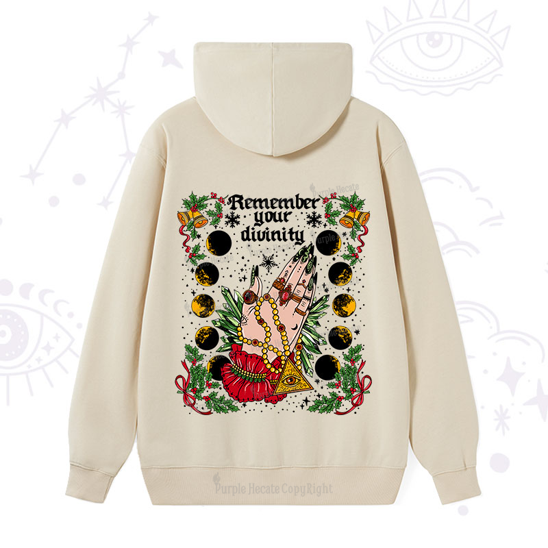 Purplehecate Christmas Remember Your Divinity Hoodie