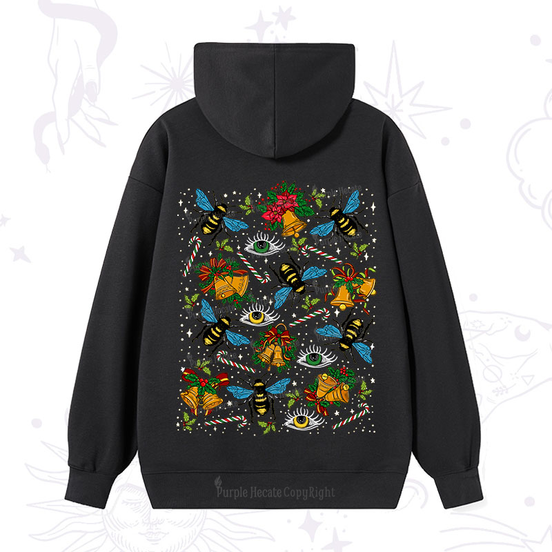Purplehecate Christmas The Bee's Knees Hoodie